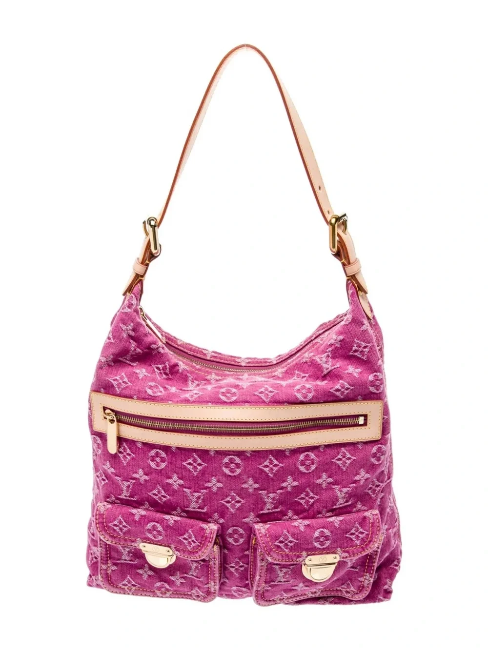 Louis Vuitton Monogram Denim Baggy GM Pink Limited Edition